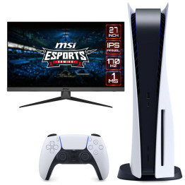 PlayStation 5 + Gigabyte G2722 Full HD Gaming Monitor