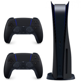 PlayStation 5 - Midnight Black + 2 Dual Senses