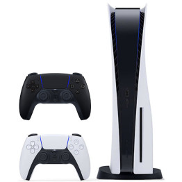 کنسول PlayStation 5 دیسک خور + یک دوال سنس سیاه