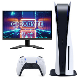 PlayStation 5 + Gigabyte G27F Full HD Gaming Monitor