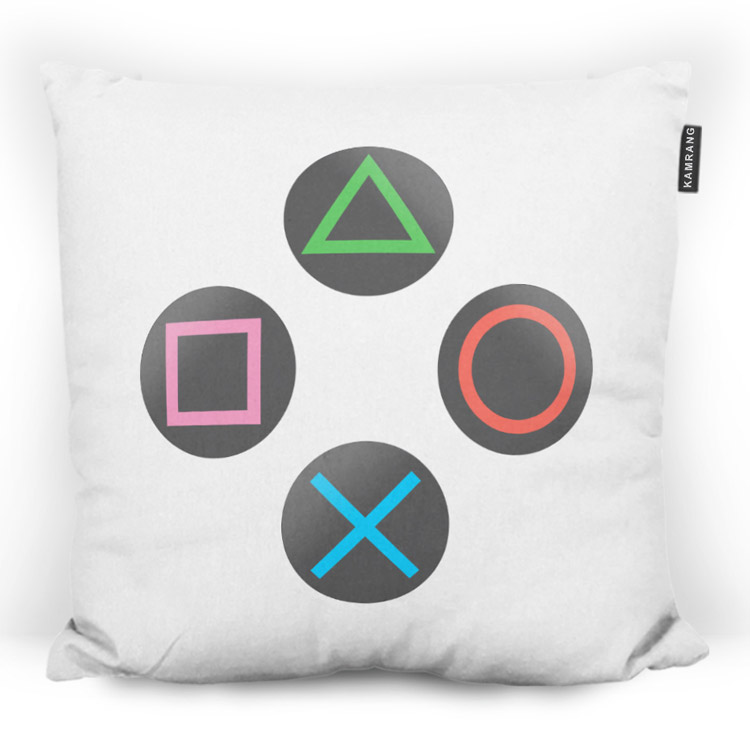 خرید بالشت - طرحPS Buttons White - Code 2