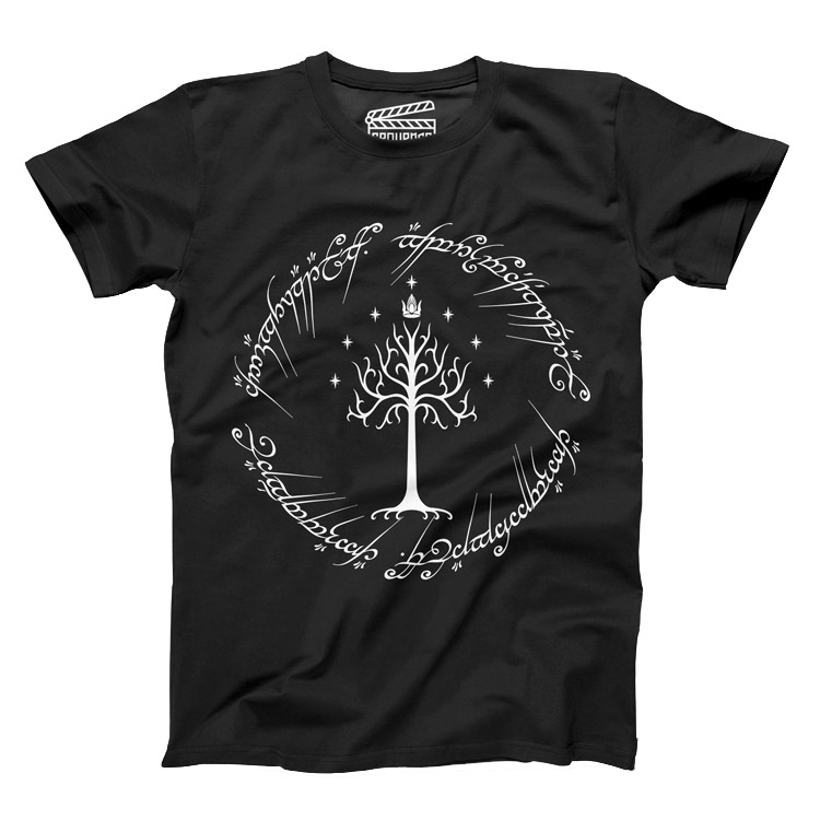 خرید تیشرت ونگارد - طرح The Lord of the Rings - مشکی - سایز M