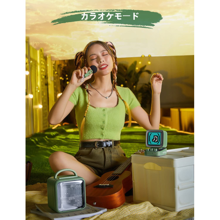 خرید اسپیکر Divoom Ditoo-Mic 5M - بی‌سیم - سبز