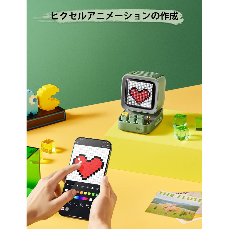 خرید اسپیکر Divoom Ditoo Pro - بی‌سیم - سبز