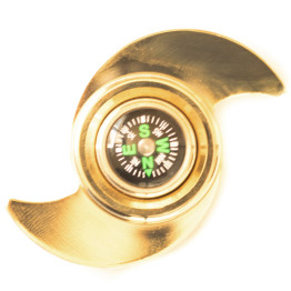 Fidget spinner with Compass
