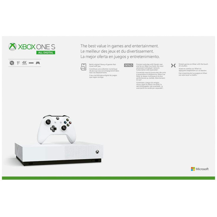 خرید Xbox One S - نسخه دیجیتال | یک ترابایت خرید Xbox One S - نسخه دیجیتال | یک ترابایت