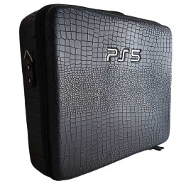 PlayStation 5 Hard Case - Black Leather