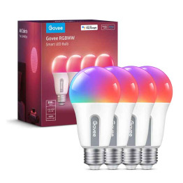 GoVee RGBWW Smart LED Bulbs - 4 Pack