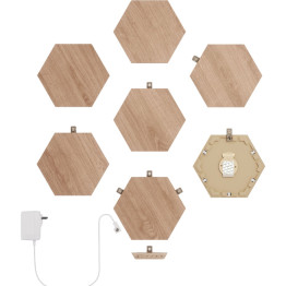 Nanoleaf Elements Smarter Kit - Wood Look - 7PK