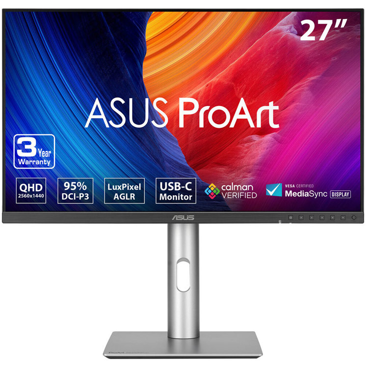 خرید مانیتور Asus ProArt PA278CFRV - کیفیت 2K - سایز 27 اینچ