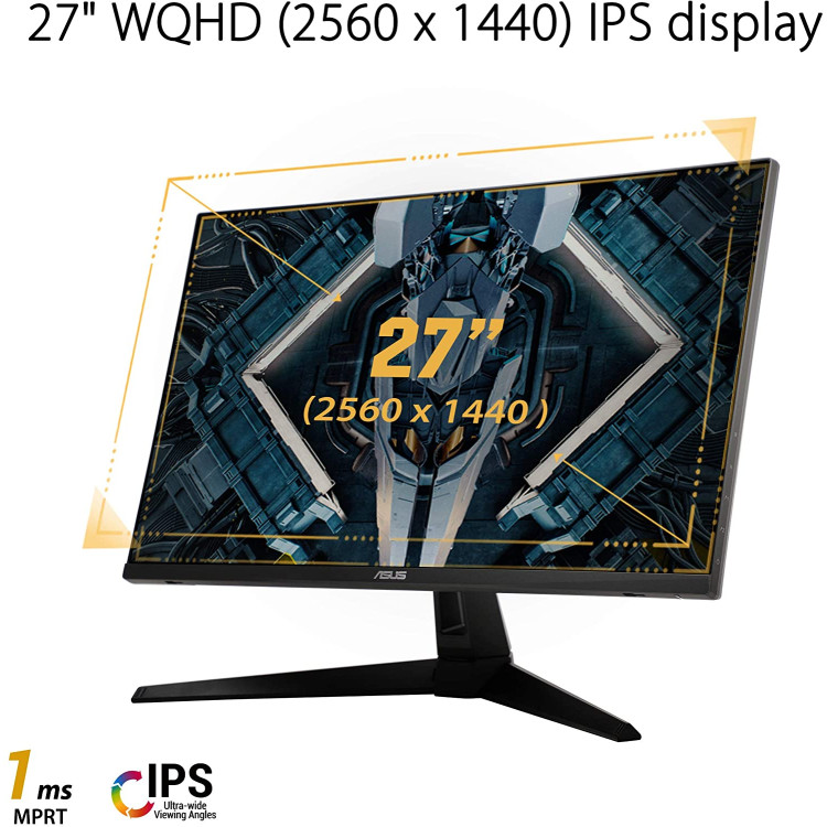 خرید مانیتور Asus TUF VG27AQ1A - کیفیت WQHD - سایز ۲۷ اینچ