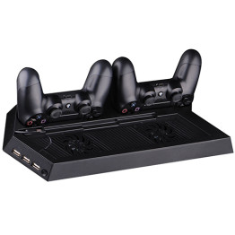Blimark Stand Dual Cooler Fan Charging Station for Playstation DualShock Controller