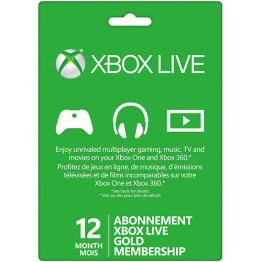 Xbox Live  Gold 12 Month فیزیکی 