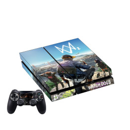 PlayStation 4 Skin - Watch Dogs 2