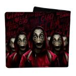 خرید کیف پول - با طرح سریال Money Heist خرید کیف پول - با طرح سریال Money Heist