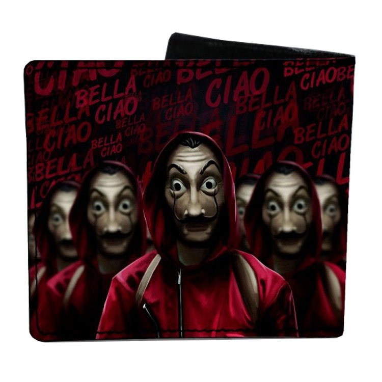 خرید کیف پول - با طرح سریال Money Heist خرید کیف پول - با طرح سریال Money Heist