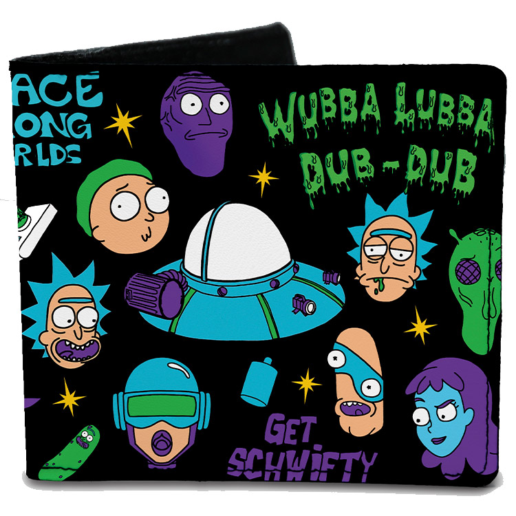خرید کیف پول ونگارد - طرح Rick and Morty Adventures