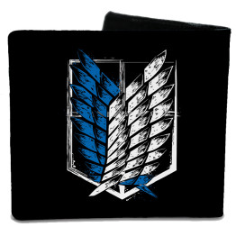 Vanguard Wallet - AoT Wings - Black